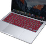 Darrahopens Electronics > Computer Accessories Keyboard Cover Skin For MacBook Air Pro 13 13.6 14 15.3 16 A2442 A2779 A2485 A2780 A2681 A2941 M1 M2 2021 to 2023 Wine Red