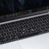 Darrahopens Electronics > Computer Accessories Keyboard Cover Skin For MacBook Pro 13 Pro 16 A2338 A2289 A2251 A2141 M1 M2 2020 to 2023 Black