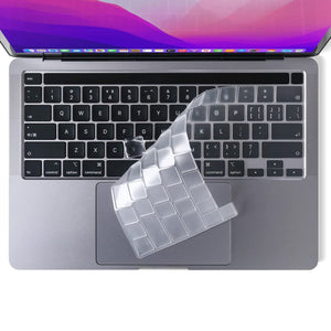 Darrahopens Electronics > Computer Accessories Keyboard Cover Skin For MacBook Pro 13 Pro 16 A2338 A2289 A2251 A2141 M1 M2 2020 to 2023 Clear