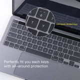 Darrahopens Electronics > Computer Accessories Keyboard Cover Skin For MacBook Pro 13 Pro 16 A2338 A2289 A2251 A2141 M1 M2 2020 to 2023 Clear