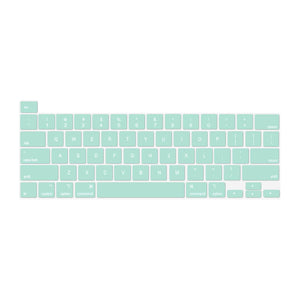 Darrahopens Electronics > Computer Accessories Keyboard Cover Skin For MacBook Pro 13 Pro 16 A2338 A2289 A2251 A2141 M1 M2 2020 to 2023 Mint Green