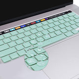 Darrahopens Electronics > Computer Accessories Keyboard Cover Skin For MacBook Pro 13 Pro 16 A2338 A2289 A2251 A2141 M1 M2 2020 to 2023 Mint Green