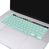 Darrahopens Electronics > Computer Accessories Keyboard Cover Skin For MacBook Pro 13 Pro 16 A2338 A2289 A2251 A2141 M1 M2 2020 to 2023 Mint Green