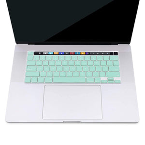 Darrahopens Electronics > Computer Accessories Keyboard Cover Skin For MacBook Pro 13 Pro 16 A2338 A2289 A2251 A2141 M1 M2 2020 to 2023 Mint Green