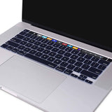 Darrahopens Electronics > Computer Accessories Keyboard Cover Skin For MacBook Pro 13 Pro 16 A2338 A2289 A2251 A2141 M1 M2 2020 to 2023 Navy Blue