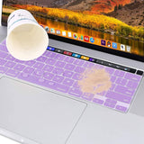 Darrahopens Electronics > Computer Accessories Keyboard Cover Skin For MacBook Pro 13 Pro 16 A2338 A2289 A2251 A2141 M1 M2 2020 to 2023 purple