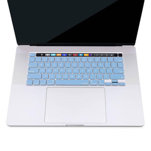 Darrahopens Electronics > Computer Accessories Keyboard Cover Skin For MacBook Pro 13 Pro 16 A2338 A2289 A2251 A2141 M1 M2 2020 to 2023 Sky Blue