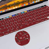 Darrahopens Electronics > Computer Accessories Keyboard Cover Skin For MacBook Pro 13 Pro 16 A2338 A2289 A2251 A2141 M1 M2 2020 to 2023 Wine Red