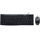 darrahopens Electronics > Computer Accessories LOGITECH MK200 Media Keyboard and Mouse Combo 1000 DPI USB 2.0 Full-size Keyboard Thin profile Instant access to applications