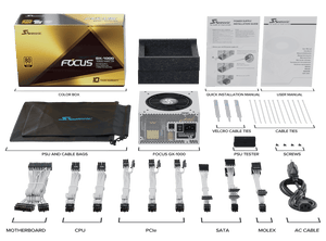 Darrahopens Electronics > Computer Accessories Seasonic FOCUS GX-1000 White 1000W ATX 3.0 Gold Modular PSU