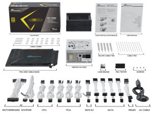 Darrahopens Electronics > Computer Accessories Seasonic VERTEX GX-1000 White 1000W ATX 3.0 Gold Modular PSU