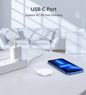 Darrahopens Electronics > Mobile Accessories CHOETECH T603-F Ring Holder and Magnetic 15W Wireless Charger for Phone/airPod/iWatch