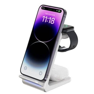 Darrahopens Electronics > Mobile Accessories CHOETECH T608-F 15W 4-in-1 Wireless Charger Stand for iWatch and Samsung Watch