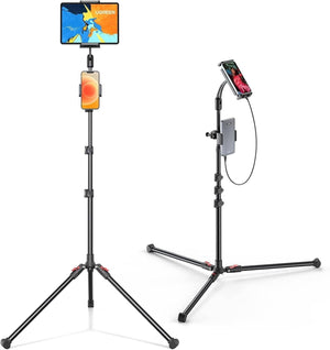 Darrahopens Electronics > Mobile Accessories UGREEN 15647 2-in-1 Tablet (Max 12.9 inch) + Phone (Max 7.2 inch) Tripod Stand