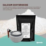 Darrahopens Food & Beverage 1Kg Food Grade Calcium Hydroxide Powder - FCC Hydrated Slaked Pickling Lime