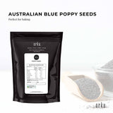 Darrahopens Food & Beverage 1Kg Poppy Seeds Pouch Blue Unwashed 100% Australian Food Baking Cooking Mineral