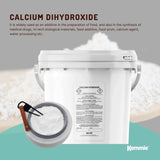 Darrahopens Food & Beverage 2.5kg Calcium Hydroxide Powder Tub Food Grade FCC Hydrated Slaked Pickling Lime