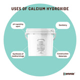 Darrahopens Food & Beverage 2.5kg Calcium Hydroxide Powder Tub Food Grade FCC Hydrated Slaked Pickling Lime