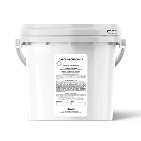 Darrahopens Food & Beverage 5Kg Calcium Chloride Flakes - Tub CaCl2 FCC 77% Food Soluble Cheese Beer Making