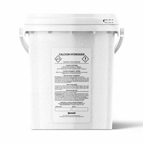 Darrahopens Food & Beverage 600g Food Grade Calcium Hydroxide Powder Tub FCC Hydrated Slaked Pickling Lime