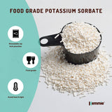 Darrahopens Food & Beverage Bulk 10Kg Potassium Sorbate Granules Food Grade Preservative Cosmetics Brew Skin