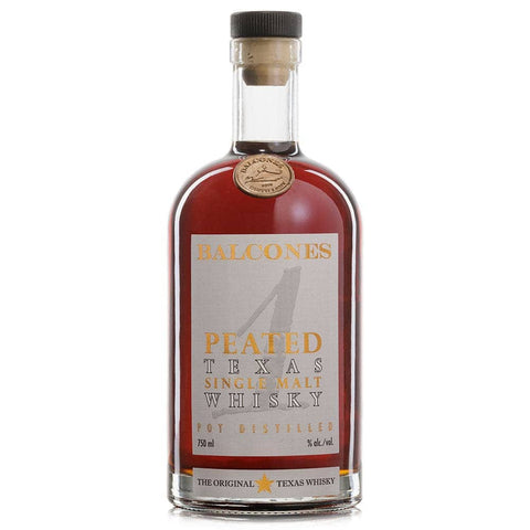 Darrahopens Food & Beverage > Spirits BALCONES PEATED TEXAS SINGLE MALT WHISKY 750ML