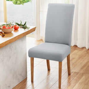 Darrahopens Furniture > Bar Stools & Chairs Artiss Dining Chair Covers 4x Slipcovers Spandex Stretch Banquet Wedding Grey