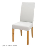 Darrahopens Furniture > Bar Stools & Chairs Artiss Dining Chair Covers 6x Slipcovers Spandex Stretch Banquet Wedding White