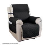 Darrahopens Furniture > Bar Stools & Chairs Artiss Recliner Chair Cover 100% Water Resistant Black