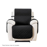 Darrahopens Furniture > Bar Stools & Chairs Artiss Recliner Chair Cover 100% Water Resistant Black