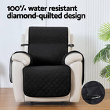 Darrahopens Furniture > Bar Stools & Chairs Artiss Recliner Chair Cover 100% Water Resistant Black