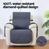 Darrahopens Furniture > Bar Stools & Chairs Artiss Recliner Chair Cover 100% Water Resistant Grey