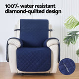 Darrahopens Furniture > Bar Stools & Chairs Artiss Recliner Chair Cover 100% Water Resistant Navy