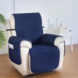 Darrahopens Furniture > Bar Stools & Chairs Artiss Recliner Chair Cover 100% Water Resistant Navy