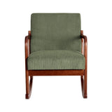 Darrahopens Furniture > Bar Stools & Chairs Artiss Rocking Armchair Nursery Chair Corduroy Green