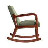 Darrahopens Furniture > Bar Stools & Chairs Artiss Rocking Armchair Nursery Chair Corduroy Green