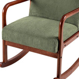 Darrahopens Furniture > Bar Stools & Chairs Artiss Rocking Armchair Nursery Chair Corduroy Green