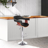 darrahopens Furniture > Bar Stools & Chairs Artiss Wooden Bar Stool - Black and Wood