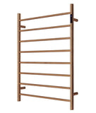 Darrahopens Furniture > Bathroom 2023 Brushed Rose Gold Copper stainless steel Heated Towel Rail rack Round AU 1000*850mm Timer