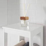 Darrahopens Furniture > Bathroom 5 Tier Bathroom Shelf Cabinet, White