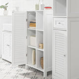 Darrahopens Furniture > Bathroom Bathroom Storage Cabinet 3 Shelves 1 Door