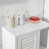 Darrahopens Furniture > Bathroom Bathroom Storage Cabinet 3 Shelves 1 Door