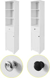 Darrahopens Furniture > Bathroom Tall Bathroom Storage Cabinet 3 Shelves, White