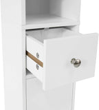 Darrahopens Furniture > Bathroom White Tall Bathroom Cabinet High Storage