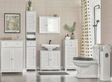 Darrahopens Furniture > Bathroom Wooden Bathroom Storage Cabinet, White