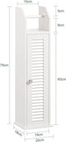 Darrahopens Furniture > Bathroom Wooden Bathroom Storage Cabinet, White