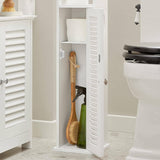 Darrahopens Furniture > Bathroom Wooden Bathroom Storage Cabinet, White