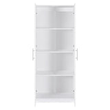 Darrahopens Furniture > Bedroom Artiss 2 Door Wardrobe Bedroom Cupboard Closet Storage Cabinet Organiser White