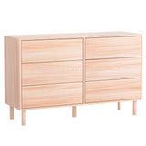 Darrahopens Furniture > Bedroom Artiss 6 Chest of Drawers Cabinet Dresser Table Tallboy Storage Bedroom Pine