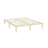 Darrahopens Furniture > Bedroom Artiss Bed Frame Double Size Wooden Base Mattress Platform Timber Pine AMBA